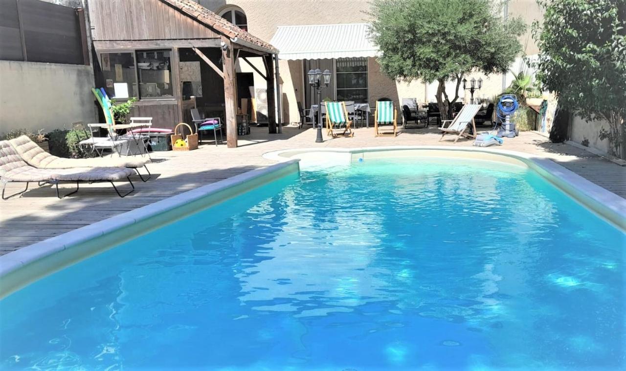 La Pause Sous Le Pin B&B Chambres D'Hotes Capestang Exterior foto